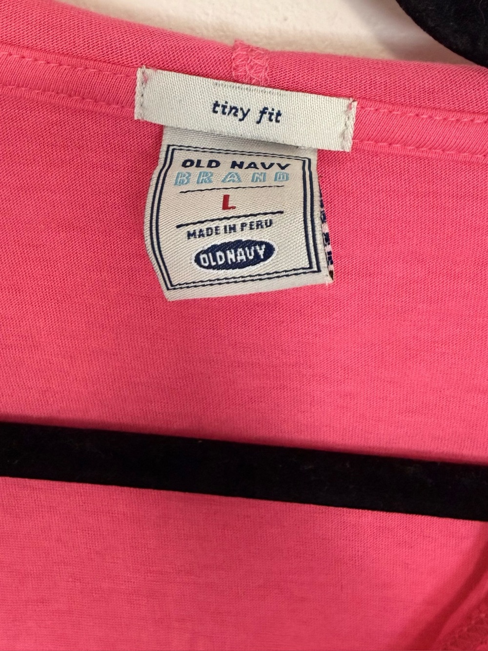 Old Navy Tiny Fit Bright Pink Lightweight Pullover Hoodie, Size Large - Picture 2 of 4